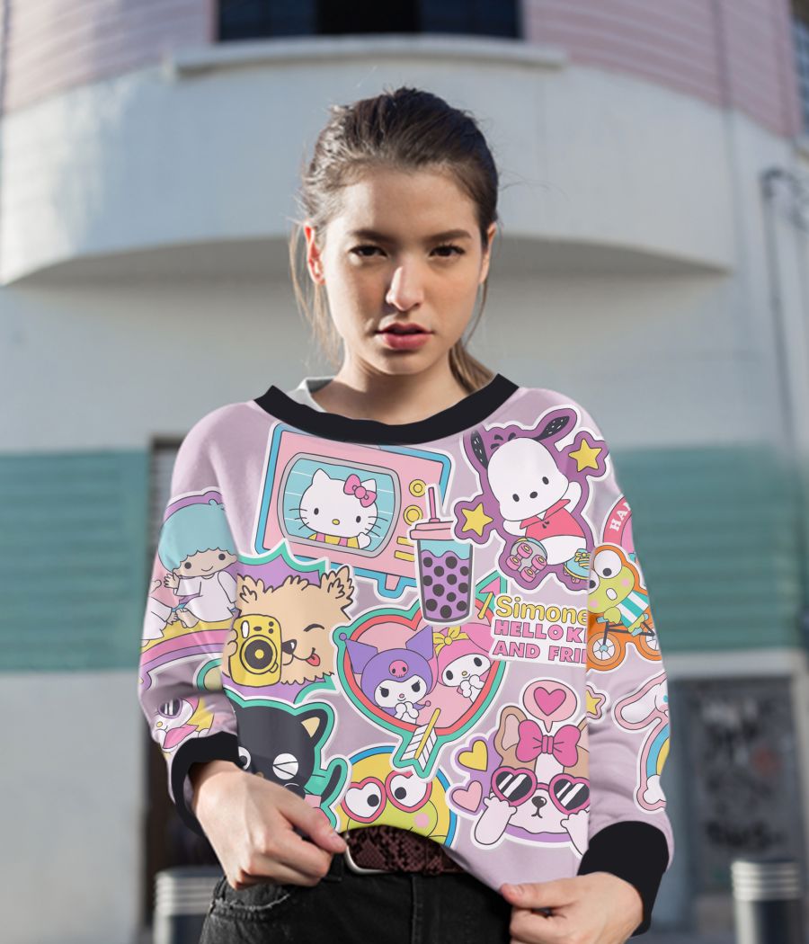 BUZO FT HELLO KITTY AND FRIENDS STICKERS